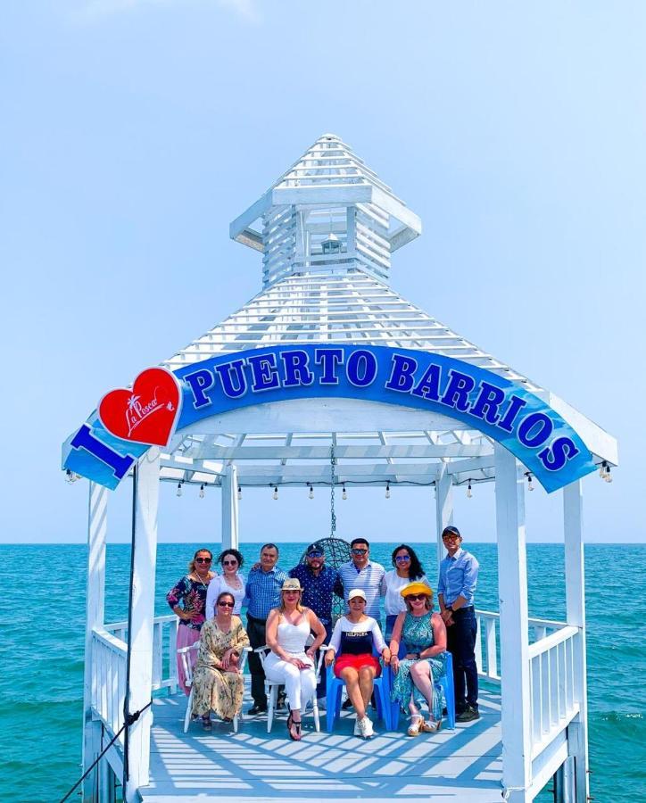 Restaurante Y Hotel “La Pesca” Puerto Barrios Buitenkant foto